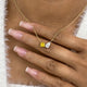 Diamond Pendant Necklace 1.7 ct Yellow Gold