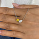 Diamond Pendant Necklace 1.6 ct White Gold