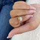Bezel Engagement Ring 0.5ct TCW, 14K Gold