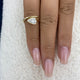 Bezel Engagement Ring 0.5ct TCW, 14K Gold