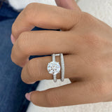 Triselle Diamond Set 2 Rings 4.2 ct TCW