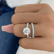 Triselle Diamond Set 2 Rings 4.2 ct TCW