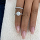 Triselle Diamond Set 2 Rings 4.2 ct TCW