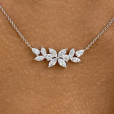 Diamond Pendant Necklace 1.5 ct White Gold