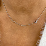 Diamond Pendant Necklace 1.5 ct White Gold