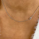 Diamond Pendant Necklace 1.5 ct White Gold