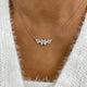 Diamond Pendant Necklace 1.5 ct White Gold