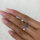 Diamond Dangle Earrings 0.8 ct White Gold