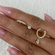 Diamond Dangle Earrings 0.8 ct Yellow Gold