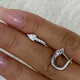Diamond Hoop Earrings 0.7 ct White Gold