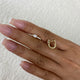 Diamond Hoop Earrings 0.2 ct Yellow Gold