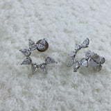 Diamond Stud Earrings 1.5 ct White Gold