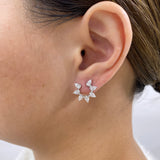 Diamond Stud Earrings 1.5 ct White Gold