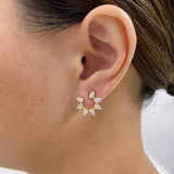 Diamond Stud Earrings 1.4 ct Yellow Gold
