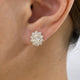 Diamond Stud Earrings 2.2 ct Yellow Gold