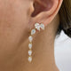 Diamond Drop Earrings 5.7 ct Yellow Gold
