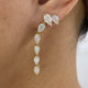 Diamond Drop Earrings 5.7 ct Yellow Gold