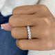 Diamond Eternity Ring 3.2 ct White Gold