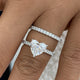 Cyrentha Diamond Set 2 Rings 2.8 ct TCW