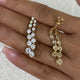 Diamond Drop Earrings 5 ct Yellow Gold