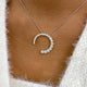 Diamond Pendant Necklace 2 ct White Gold