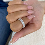Prong Ring Ring 3.3ct TCW, 14K Gold
