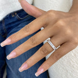 Prong Ring Ring 3.3ct TCW, 14K Gold