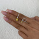 Diamond Dangle Earrings 1.9 ct Yellow Gold