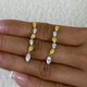 Diamond Stud Earrings 2.4 ct Yellow Gold
