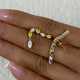 Diamond Stud Earrings 2.4 ct Yellow Gold