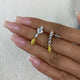 Diamond Dangle Earrings 2.4 ct White Gold