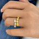 Prong Ring Ring 1.7ct TCW, 14K Gold