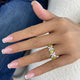 Cluster Ring Ring 5.7ct TCW, 14K Gold