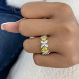 Cluster Ring Ring 5.7ct TCW, 14K Gold