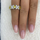 Cluster Ring Ring 5.7ct TCW, 14K Gold