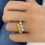 Prong Ring Ring 3.5ct TCW, 14K Gold