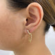 Diamond Threader Earrings 1.2 ct Yellow Gold