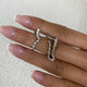 Diamond Threader Earrings 1.2 ct White Gold