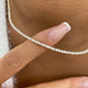 Diamond Tennis Necklace 2.7 ct Yellow Gold