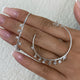 Diamond Hoop Earrings 1.8 ct White Gold