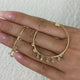 Diamond Hoop Earrings 1.8 ct Yellow Gold