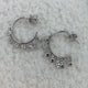 Diamond Hoop Earrings 1.6 ct White Gold
