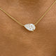 Diamond Pendant Necklace 2 ct Yellow Gold