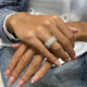 Prong Ring Ring 3.2ct TCW, 14K Gold