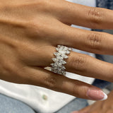 Prong Ring Ring 3.2ct TCW, 14K Gold