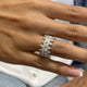 Prong Ring Ring 3.2ct TCW, 14K Gold