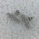 Diamond Climber Earrings 1.9 ct White Gold