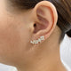 Diamond Climber Earrings 1.9 ct Yellow Gold