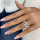 Diamond Band Ring 1.6 ct White Gold