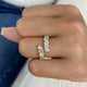 Prong Ring Ring 1.6ct TCW, 14K Gold